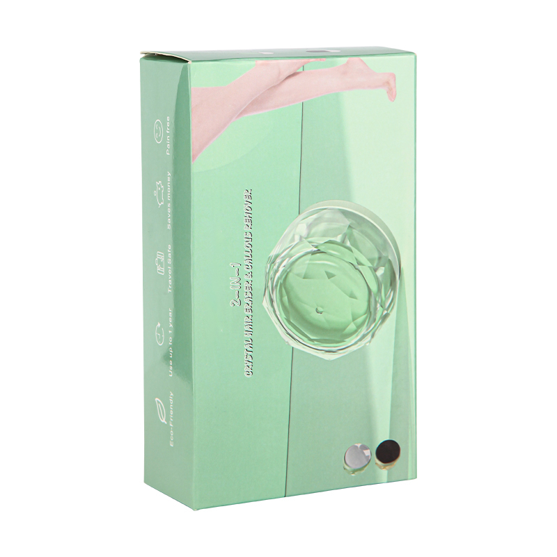 New Portable 2-in-1 Painless Crystal Nano Glass Hair Remove Eraser Foot File Dead Skin Callus Remover device Pedicure Tool