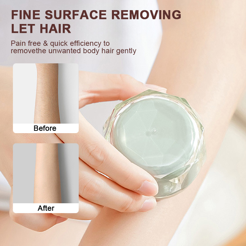 New Portable 2-in-1 Painless Crystal Nano Glass Hair Remove Eraser Foot File Dead Skin Callus Remover device Pedicure Tool