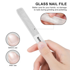 Premium Manicure Set in Luxury Leather Case Stainless Steel Nail Care Tool Toe Fingernail Clipper Beauty Kits for Christmas Gift