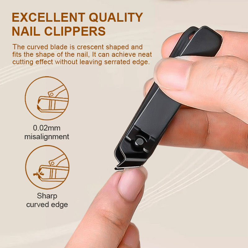 22 in 1 Professional Manicure Pedicure Kit Carbon Steel Nail Care Tool Fingernail Clipper Scissor Beauty Travel Set for Home