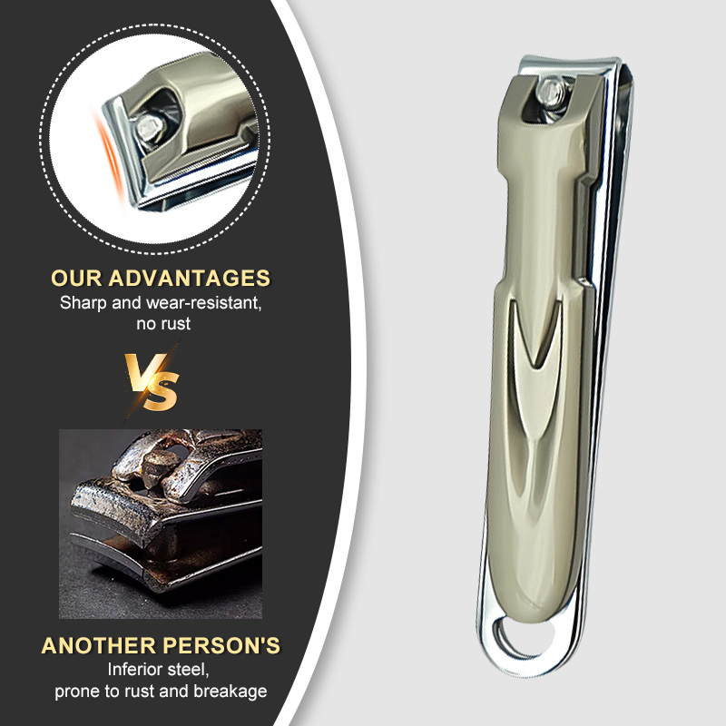Customization 9Pcs Stainless Steel Nail Clipper Set Nails Care Tools Manicure Pedicure Kit with PU Case for Beauty Salon