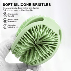 Wholesale Exfoliating Remove Dead Skin Body Sub Scrub Double Side Rough Soft Silicone Massage Bath Back Brush For Showering