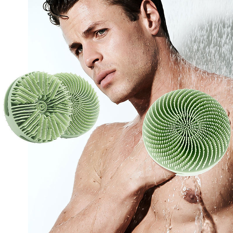 Wholesale Exfoliating Remove Dead Skin Body Sub Scrub Double Side Rough Soft Silicone Massage Bath Back Brush For Showering