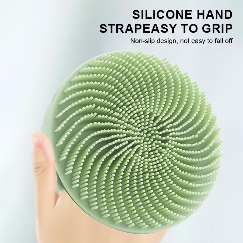 Wholesale Exfoliating Remove Dead Skin Body Sub Scrub Double Side Rough Soft Silicone Massage Bath Back Brush For Showering