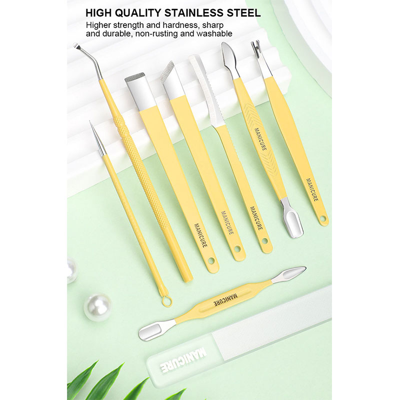 18 Pieces Stainless Steel Nail Cutter Manicure Pedicure Set Mens Women Children's Nail Care Tool Grooming Kits
