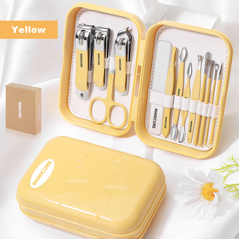 German Grade Professional Manicure Pedicure Set Stainless Steel Scissors Nail Clipper Personal Care Accessories Grooming Kit