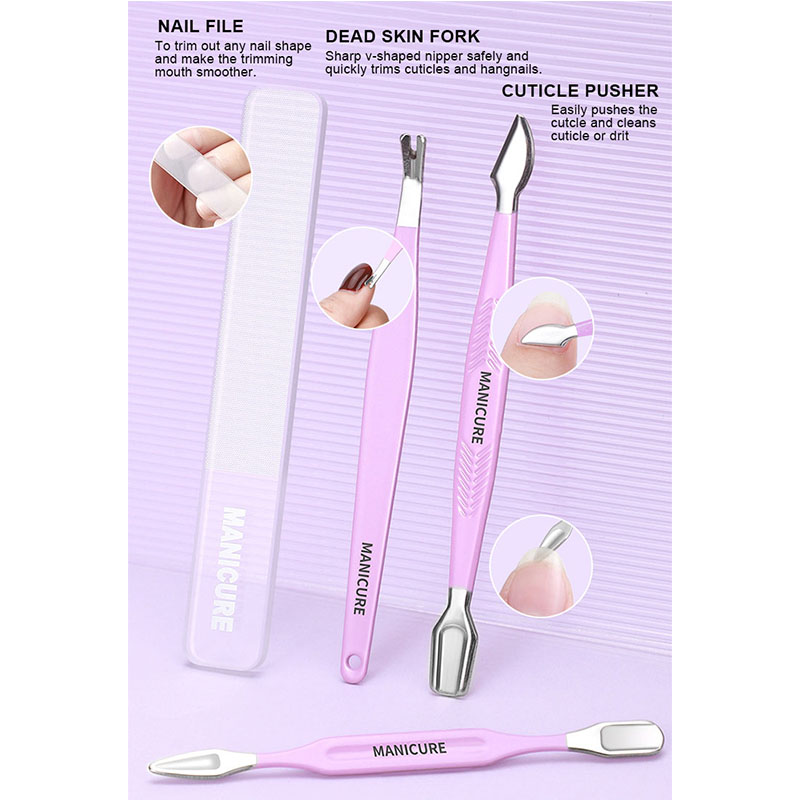 German Grade Professional Manicure Pedicure Set Stainless Steel Scissors Nail Clipper Personal Care Accessories Grooming Kit