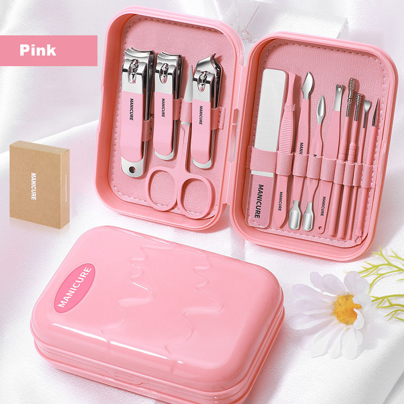 German Grade Professional Manicure Pedicure Set Stainless Steel Scissors Nail Clipper Personal Care Accessories Grooming Kit