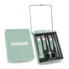 6 in 1 Manicure Pedicure Cutter Kit Professional Full Stainless Steel Nail Clippers Beauty Care Tools Set For Home