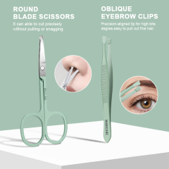 6 in 1 Manicure Pedicure Cutter Kit Professional Full Stainless Steel Nail Clippers Beauty Care Tools Set For Home