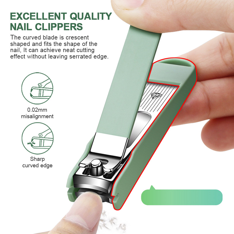 6 in 1 Manicure Pedicure Cutter Kit Professional Full Stainless Steel Nail Clippers Beauty Care Tools Set For Home