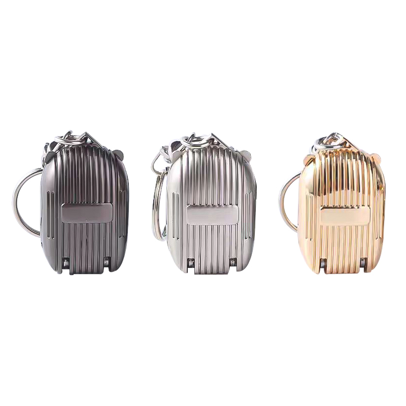 Mini Suitcase Shaped Folding Nail Clippers Stainless Steel Foldable Portable Sharp Blade Fingernail Cutter With Key Chain