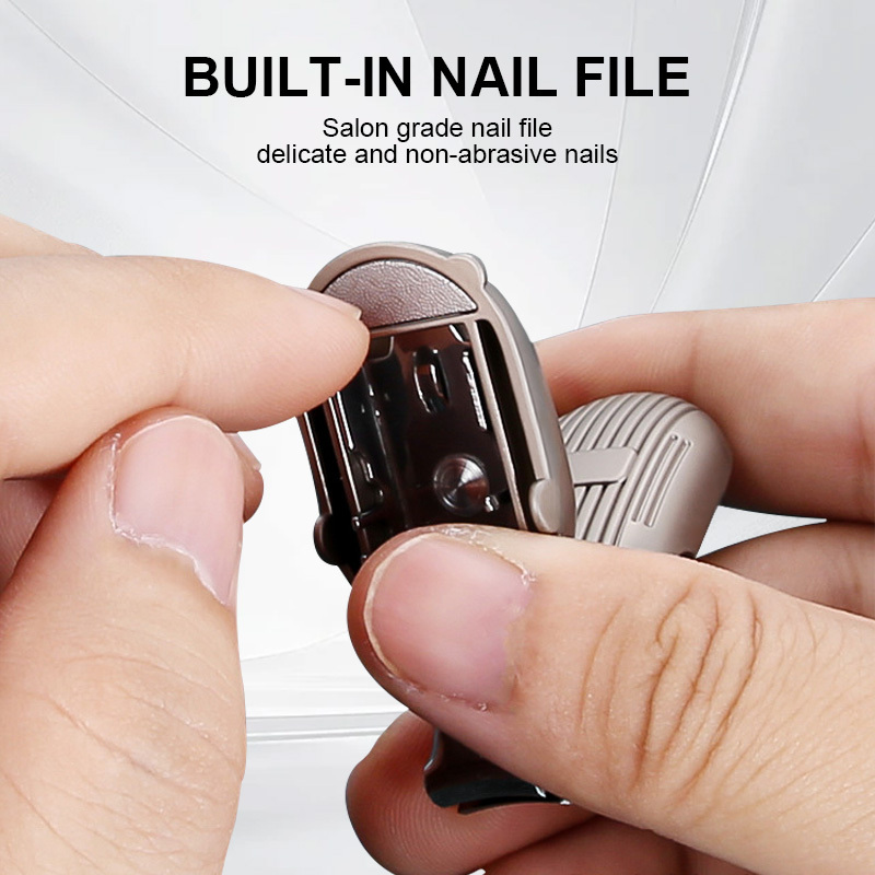 Mini Suitcase Shaped Folding Nail Clippers Stainless Steel Foldable Portable Sharp Blade Fingernail Cutter With Key Chain