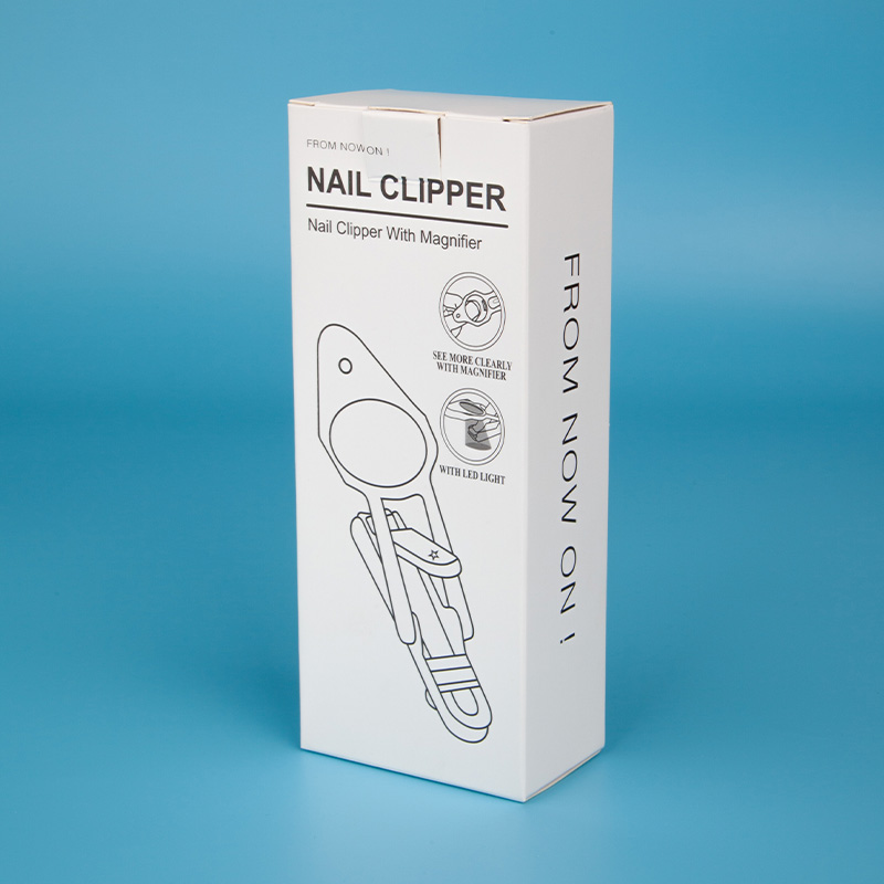 Handheld Magnifying Glass Fold-Away Nail Cutters Wide Non-Slip Grip LED Magnifier Illuminated Finger Toenail Clipper For Elderly