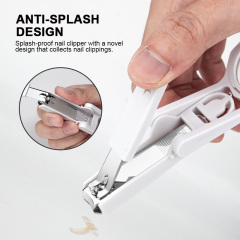 Handheld Magnifying Glass Fold-Away Nail Cutters Wide Non-Slip Grip LED Magnifier Illuminated Finger Toenail Clipper For Elderly