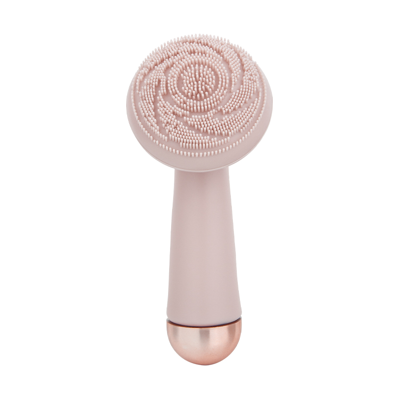Ultrasonic Electric Face Cleansing Instrument Anti-bacterial Silicone Vibration Massage Facial Brush Skin Exfoliation Cleanser