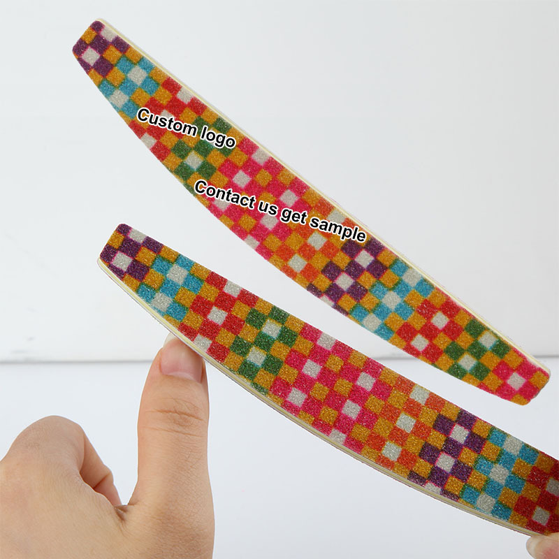 Professional Reusable 2 4 Ways Shining Nail File 100/180 Grit Double Sided Emery Boards Fingernail Buffer for Manicure Salon