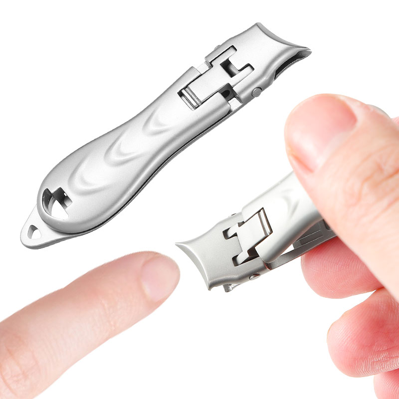 Japan Style Pretty Nail Cutter Tool Two Times Sharpening Design Portable Toenail Side Nail Clipper