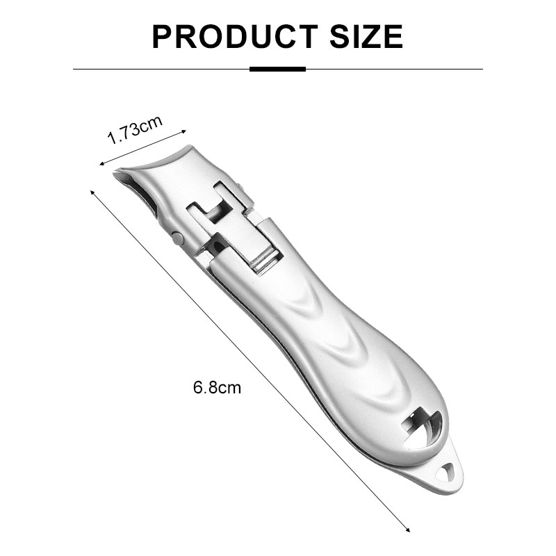 Japan Style Pretty Nail Cutter Tool Two Times Sharpening Design Portable Toenail Side Nail Clipper