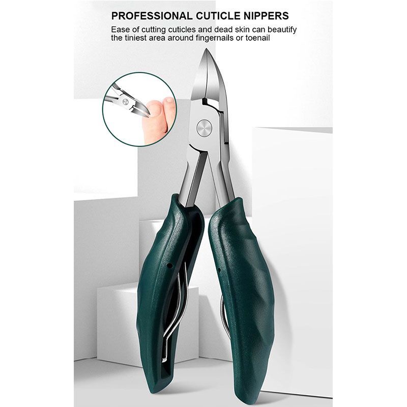 Professional 40-in-1 Home Manicure Pedicure Set Stainless Steel Nail Clipper Kit Personal Care Tools with Luxurious Travel Bag