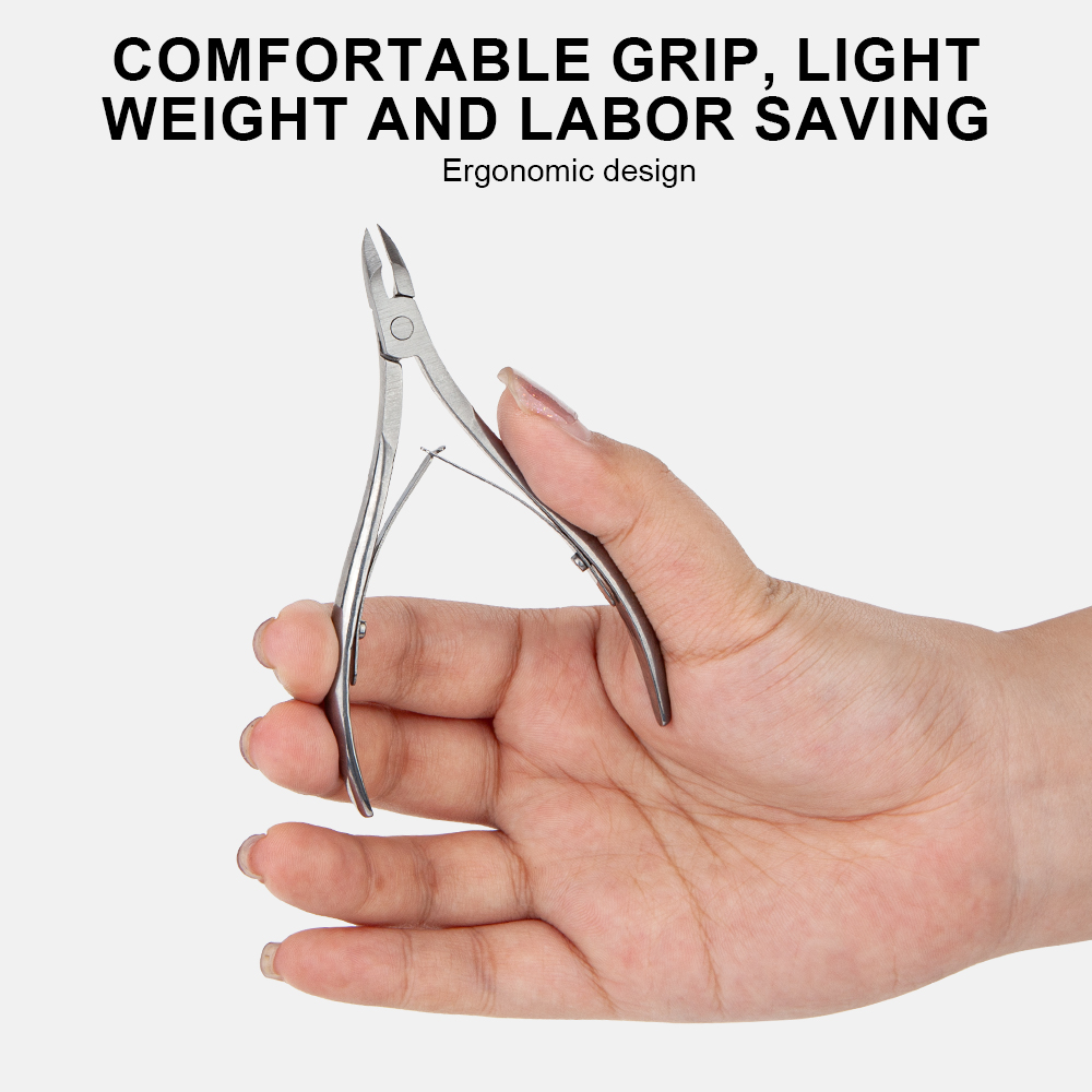 Custom Ultra Sharp Sturdy Fingernail Toenail Clipper Set Stainless Steel Manicure Pedicure Scissor Nail Nipper Cutter With Case