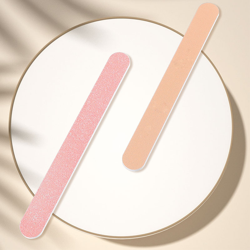 Professional Nail File 100/180 Straight Manicure Tools Sanding Polish Buffer Fingernails Files for Home and Salon Use