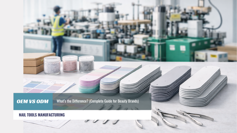 OEM vs ODM Nail Tools: What’s the Difference? (Complete Guide for Beauty Brands)