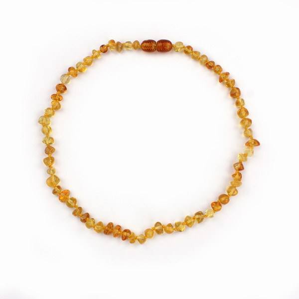 33cm natural amber teething necklace baby gift