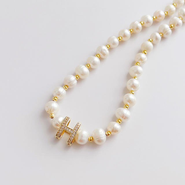 New Baroque freshwater pearl necklace