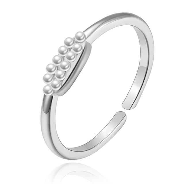 Pearl open ring