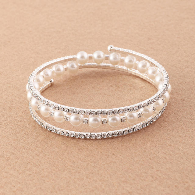 Pearl cuff bracelet