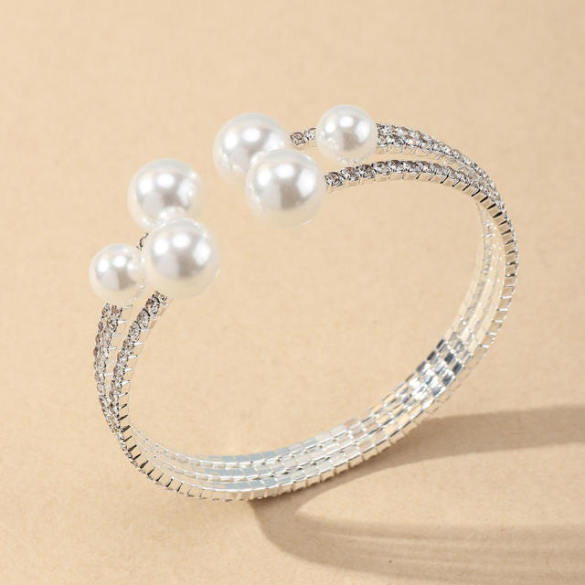 Pearl cuff bracelet