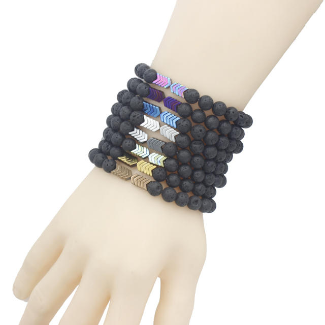 Lava bead bracelet