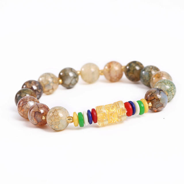 Crack Crystal bead bracelet