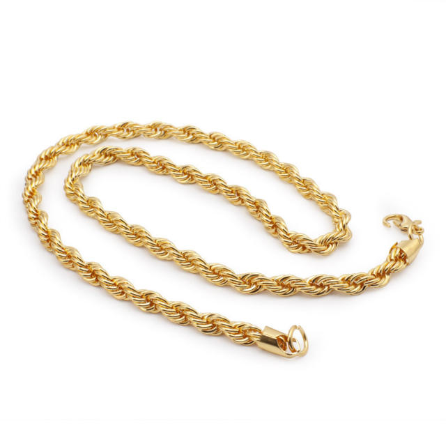 Rope Chain bracelet and necklace