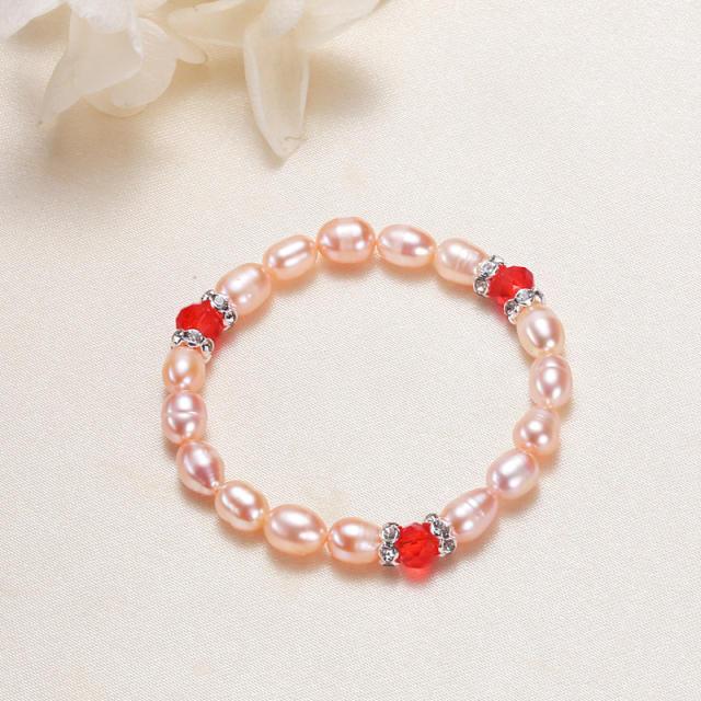 5mm 7mm Freshwater pearl bracelet