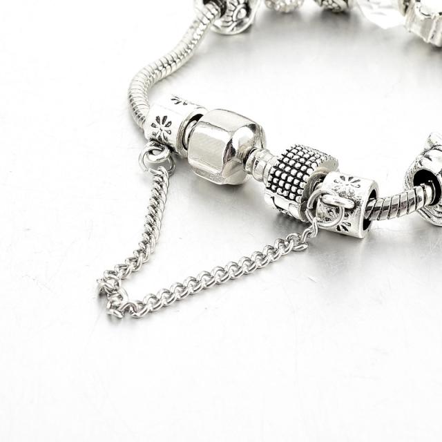 DIY silver color popular bracelet