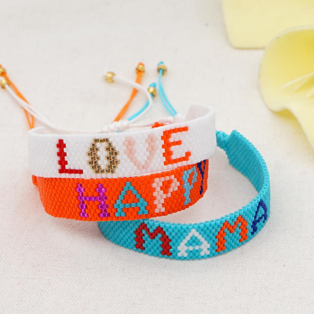 Handmade miyuki beads braided bracelet