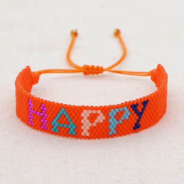 Handmade miyuki beads braided bracelet