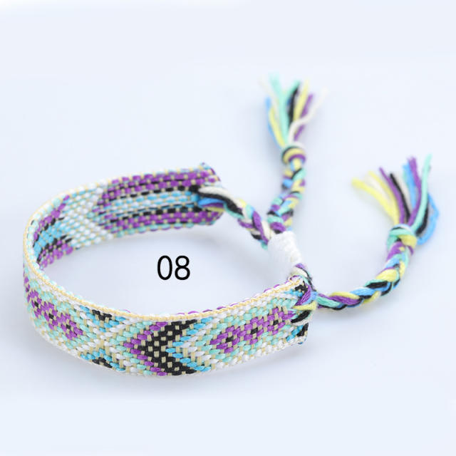 Color tassel friendship bracelet