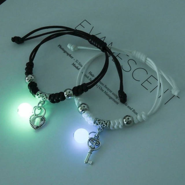 Luminous bracelet friendship bracelet couples bracelet