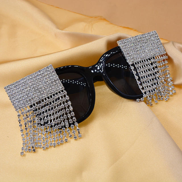 Fashion crystal tassel sunglasses