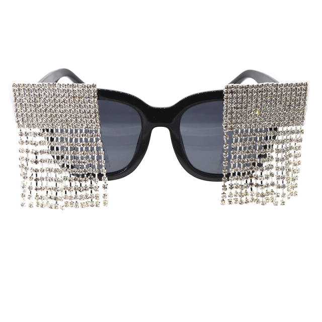 Fashion crystal tassel sunglasses