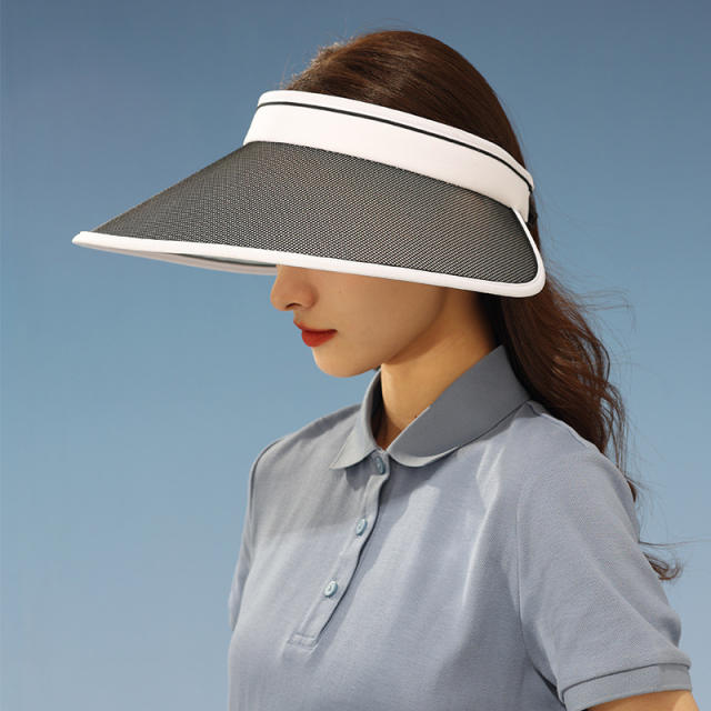 UV protection wide brim cycling visors