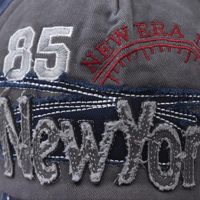 NEW NEW YORK letter cotton baseball cap