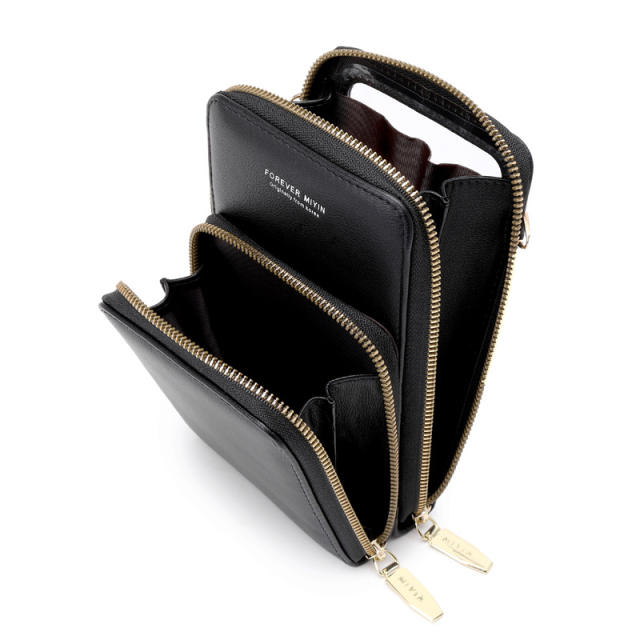 Touchscreen multifunction crossbody mini purse