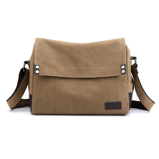 New Vintage canvas messenger bag cheap from