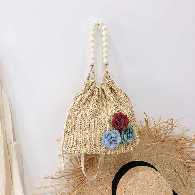 New weave bucket bag