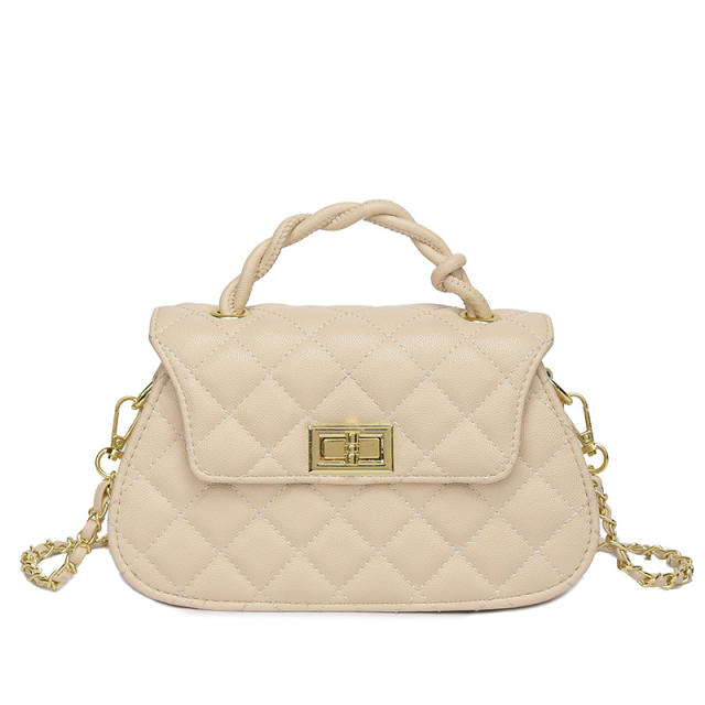 Elegant quilted easy match handbag
