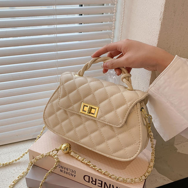 Elegant quilted easy match handbag